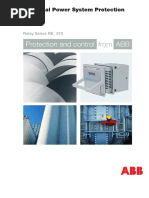 Protection and Control ABB: Industrial Power System Protection