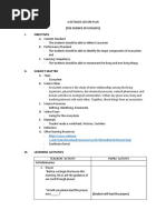 A Detailed Lesson Plan Ecololy Sci 2