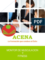 Monitor de Musculación y Fitness