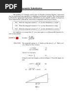 2.2 Trigonometric Substitution