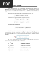 2.3 Integration by Parts