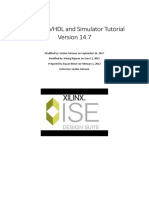 Xilinx ISE VHDL and Simulator Tutorial V 14.7