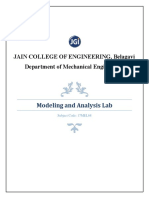 Ansys Lab Manual 2020-2