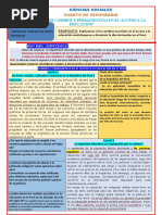 CCSS 4º - 5 EdA Sesión 2 Explicamos Los Cambios y Permanencias en El Acceso A La Educación.