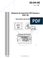 Sistema de Inyección HPI Scania y EDC S6