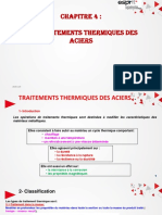 Chapitre 4 - Traitement Thermique Des Aciers