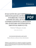 Inventario Inteligencia Emocional Baron I-Ce Calificacion e Interpretacion