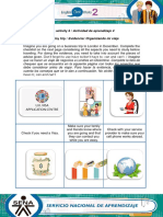 Learning Activity 4 / Actividad de Aprendizaje 4 Evidence: Planning My Trip / Evidencia: Organizando Mi Viaje