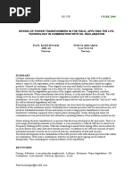 PAPER CIGRE Drying of Power Transformers in The Field Applying The LFH Technology in Combination With Oil Reclamation 2006