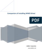 Instruction For Installing WMD Driver