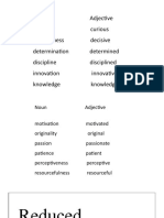 Reduced Relative Clauses