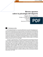 Breve Apuntes Sobre Psicología Del Deporte