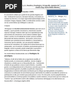 Lengua Lenguaje y Habla - Apunte de Catedra Autoguardado