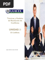 Unidad 1 - Tec y Mod de Res de Conflictos - Cuadernillo 1. El Conflicto