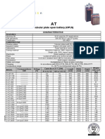 Tubular Plate Open Battery (Opzs) : Characteristics