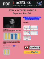 Espacio, Sous Sol - Letra y Acordes Ukelele