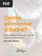 Como Alimentar o Bebê