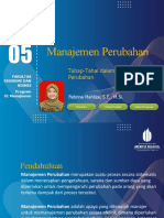 Modul 5 - Tahap-Tahap Dalam Manajemen Perubahan