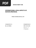 International Legal Aspects of Koyoto Protocol: Rough Draft On