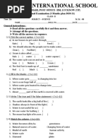 Umar Bhari, Post Office-Iim, Lucknow (Up) Annual Examination (3 Months Plan 2020-21)