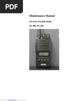 PZ-series Portable RadioPZ-400, PZ-100 - Maintenance Manual