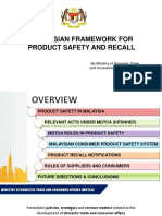 Framework For Product Safety A