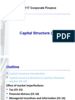 Capital Structure (2) : 06F:117 Corporate Finance