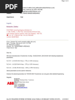 Typical Data From Vendor 3 WDG Trafo in Etap