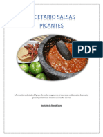 Recetario de Salsas Picantes - PDF Versión 1