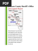 Johnson County Sheriff's Office: 2010 Annual Report