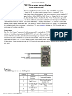 SRF08 Ultra Sonic Range Finder: Examples