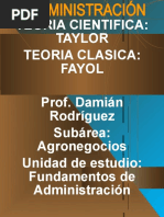 3-Aportes de Taylor y Fayol