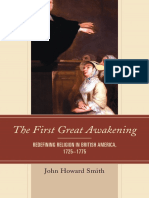 John Howard Smith - The First Great Awakening - Redefining Religion in British America, 1725-1775-Fairleigh Dickinson University Press (2015)