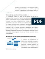 1.6 La Estructura de Las Finazas en Las Diferentes Organizaciones