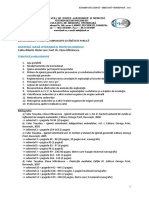 Departament: Producţii Animaliere Şi Sănătate Publică: Disciplină: Igienă Veterinară Şi Protecţia Mediului