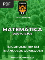 MATEMÁTICA - EX. - Trigonometria em Triângulos Quaisquer PRONTO