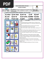 Complete The Chart Using PAST PERFECT CONTINIOUS, Look at The Example