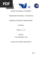 Tema 4.1 y 4.2 Interfaces