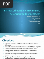 Farmacodinamia y Mecanismo de Acción de Los Farmacos