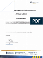 CERTIFICADO BEECHCRAF C90 Equipo A Habilitar para Pilotos