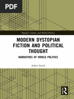 Modern Dystopian Fiction and Political Thought