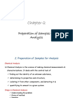 Chapter-2: Preparation of Samples For Analysis