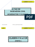 Clases de Acueductos y Cloacas Parte I. Prof Farias