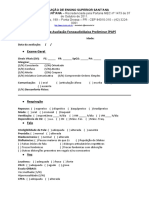 Protocolo de Avaliação Fonoaudiológica Preliminar