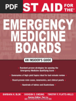 First Aid For The Emergency Medicine Boards