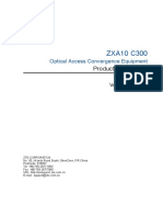 TD-OLT ZTE-ZXA10 C300 Product Description