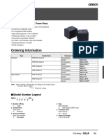 Ordering Information: PCB Relay