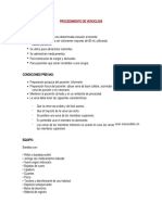 Procedimiento de Venoclisis