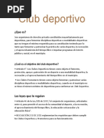 Club Deportivo