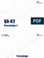 QA 02 Percentage - 2 Q